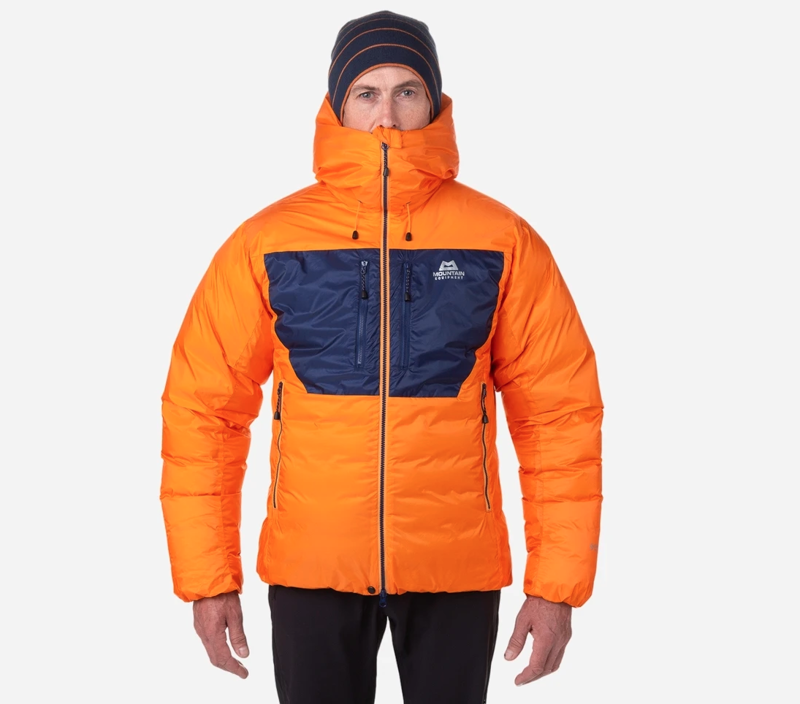 Mountain Equipment Mens Kryos Jacket Mango/Medieval Blue-2